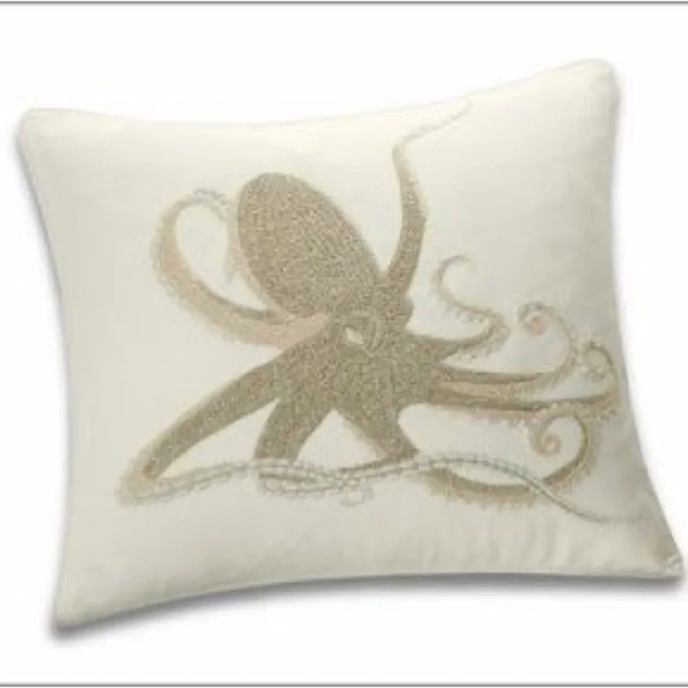 Pottery barn octopus decorative pillow sham